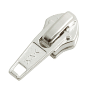Slider YKK 8 CN for Spiral-Nylon Zippers, Silver, 10pcs.